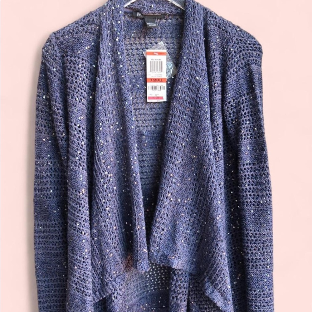I.N.C. Sequin cardigan
